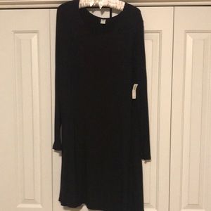 Long sleeve jersey dress
